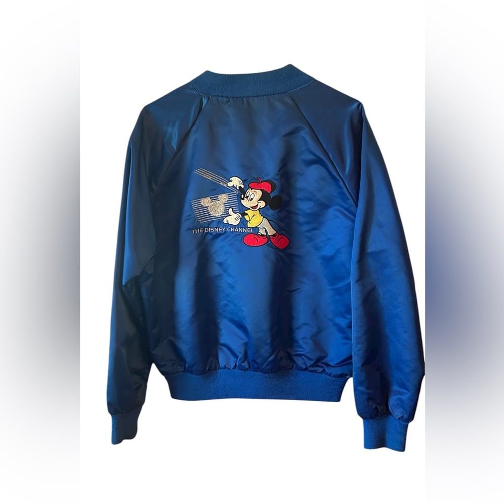 Disney Channel Blue Satin Bomber Jacket